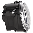 Driver Side Halogen Headlight, With bulb(s), OE Replacement