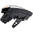 2017-2021 Jeep Grand Cherokee - Driver Side Headlight, with Bulb, Halogen, Standard Type, Chrome Trim