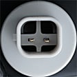 2017-2021 Jeep Grand Cherokee - Driver Side Headlight, with Bulb, Halogen, Standard Type, Chrome Trim