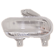 Front, Driver Side Turn Signal Light, With bulb(s)