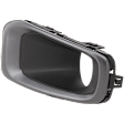 Driver Side Fog Light Trim, Textured Black