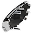 Front, Passenger Side Fog Light Trim, Black and Chrome