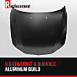 Factory Style Hood Aluminum Black