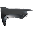 Front, Driver Side Fender, Primed