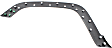 2015 Jeep Renegade - Front, Passenger Side Fender Trim, Textured Gray