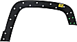 2015 Jeep Renegade - Front, Driver Side Fender Trim, Textured Gray, CAPA Certified