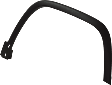 Front, Passenger Side Fender Flares, Textured Black, Latitude/Limited Models, For Models with Jeep Active Drive II, 2-Speed 4WD