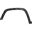Front, Passenger Side, Fender Flares, Textured Black