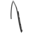 2017-2021 Jeep Grand Cherokee - Front, Passenger Side Fender Flares, Textured Black