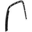 2017-2021 Jeep Grand Cherokee - Front, Passenger Side Fender Flares, Textured Black