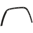 2017-2021 Jeep Grand Cherokee - Front, Passenger Side Fender Flares, Textured Black