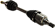 Front, Driver Side Axle Assembly, Automatic CVT/Manual Transmission