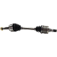 2007 Jeep Commander - Front, Driver Side Axle Assembly,  With Limited Slip Differential, 4WD, 5.7L 8Cyl