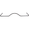 1999-2004 Jeep Grand Cherokee - Rear Sway Bar Kit, Black, Steel, 14 mm Diameter, includes Brackets, Bushings and Hardware