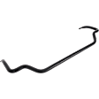 Front Sway Bar Kit, Steel, 1.02 in., Non-adjustable, Black