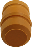 Bump Stop - Yellow, Foam, Direct Fit, Sold individually