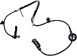 Front, Passenger Side ABS Speed Sensor Sold individually