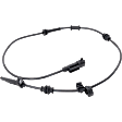 Rear, Driver or Passenger Side ABS Speed Sensor, For Models With Standard Suspension