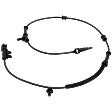 Front, Driver or Passenger Side ABS Speed Sensor, Except For Models With Adaptive Cruise Control