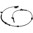 Front, Driver or Passenger Side ABS Speed Sensor, Except For Models With Adaptive Cruise Control