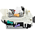 Front, Driver Side Door Lock Actuator, Integrated, Plastic Material