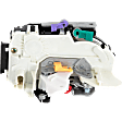 Front, Driver Side Door Lock Actuator, Integrated, Plastic Material