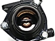 Thermostat Housing - Black, Plastic, Direct Fit, Sold individually, Gas, Includes Sensor and Gasket
