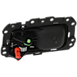 Front Or Rear, Passenger Side Textured Black Interior Door Handle