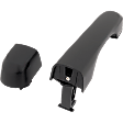 Front, Driver Side Primed Exterior Door Handle, Without Key Hole