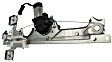 Front, Passenger Side Power Window Regulator, With Motor