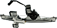 Front, Passenger Side Power Window Regulator, With Motor