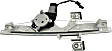 Front, Passenger Side Power Window Regulator, With Motor