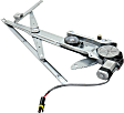 Front, Passenger Side Power Window Regulator, With Motor