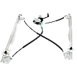 Front, Driver Side Power Window Regulator, With Motor