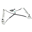 Front, Driver Side Power Window Regulator, With Motor