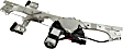 2007 Jeep Grand Cherokee - Rear, Passenger Side Power Window Regulator, With Motor