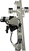 2007 Jeep Grand Cherokee - Rear, Passenger Side Power Window Regulator, With Motor