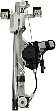 2007 Jeep Grand Cherokee - Rear, Passenger Side Power Window Regulator, With Motor