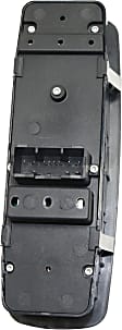 Front, Driver Side Window Switch, Black