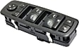 Front, Driver Side Window Switch, Black