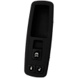 Front, Passenger Side Window Switch, Black