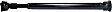 Rear Driveshaft, Four Wheel Drive/All Wheel Drive, Automatic Transmission, 6 Cyl., 3.7L Engine