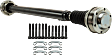 Front Driveshaft, 35.13 inch Length, All Wheel Drive/Four Wheel Drive, Automatic Transmission, NV245 Quadra-Trac II Transfer Case, With Sales Code DHX (Quadra-Trac II Full-Time Active 4WD)