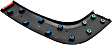 2015 Jeep Renegade - Rear, Driver Side Fender Trim, Textured Gray