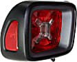 Passenger Side Tail Light, with Bulb, Halogen, Clear and Red Lens, Trailhawk Model