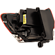 Passenger Side, Outer Tail Light, with Bulb, Halogen, Clear Lens