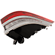 Passenger Side, Outer Tail Light, with Bulb, Halogen, Clear Lens