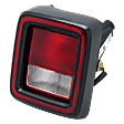 2018-2024 Jeep Wrangler - Driver Side Tail Light, with Bulb, Halogen, For Models without Blind Spot Detection, CAPA Certified