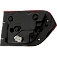 Passenger Side, Inner Tail Light, with Bulb, Halogen, Clear Lens