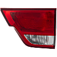 2012 Jeep Grand Cherokee - Passenger Side, Inner Halogen Tail Light, With bulb(s), Mounts on Liftgate, OE Replacement